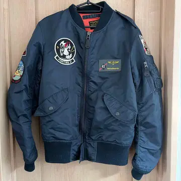 AVIREX 아비렉스 FLYING JACKET L-2A 네이비 L