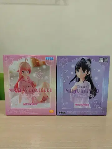 WITCH WATCH 와카츠키 니코 & 미야오 오토메 피규어 세트