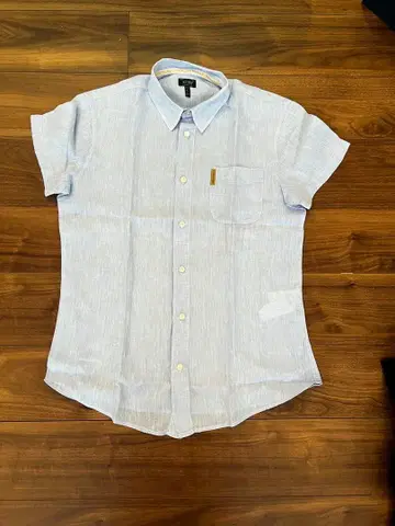 AJ 반팔 셔츠 M 라이트 블루