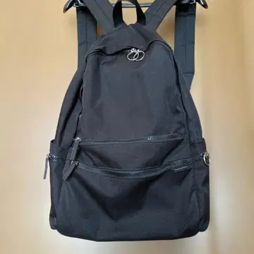 블랙 심플 백팩 백팩