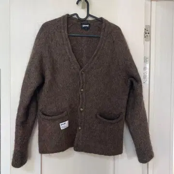 Schott 울 V넥 가디건 L 사이즈