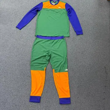 THE NORTH FACE 셋업 그린/파랑/오렌지