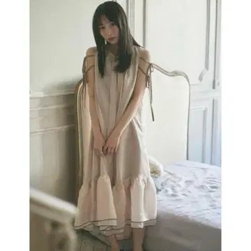 오치유라 lureyouin 류아유인 더블 리본 오간자 원피스