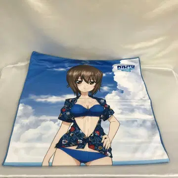 니시즈미 마호 극세사 비치 타월 걸즈 앤 판처 SUMMER 2019 굿즈