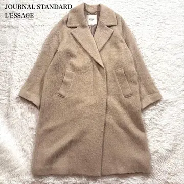 저널 스탠다드 레사쥬 샤기 체스터 코트 모헤어 울