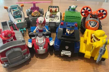 [ 총 9종류 ] 파우 패트롤의 베이직 비클 9체 세트