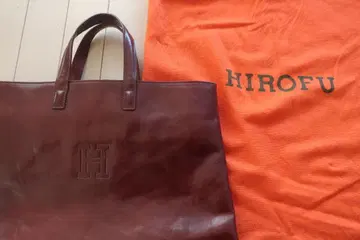 HIROFU 다크 브라운 토트백