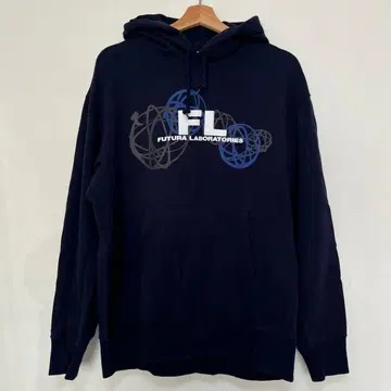 futura laboratories 유니클로 콜라보 후드티 네이비