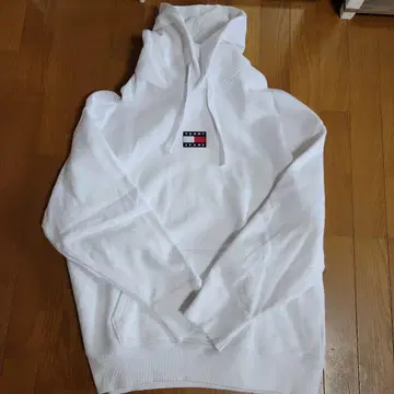 TOMMY JEANS [온라인 한정판] 코튼 로고 후드티