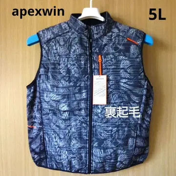 새상품 5L 남성용 apexwin 방한 베스트 페인트 블랙 속기모