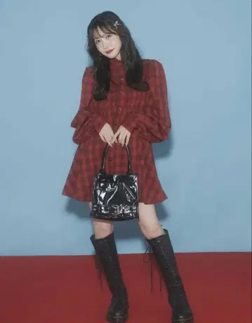 jouetie 쥬에티 벌룬 원피스 레드 사쿠라이 유이