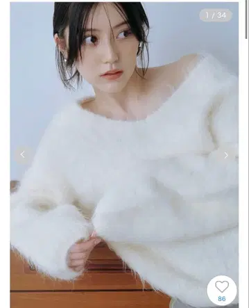 SNIDEL [ HIGH QUALITY ] 슈페리어 알파카 V넥 풀오버