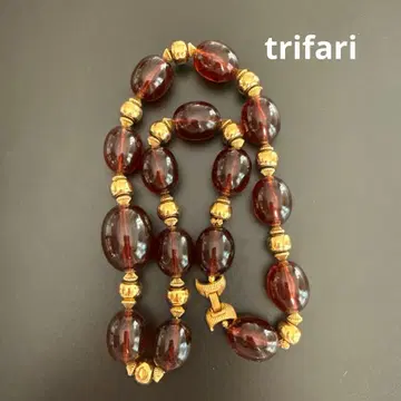 빅 사이즈 trifari 목걸이