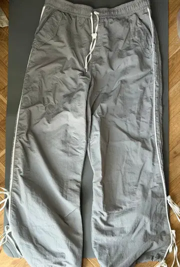 ZARA 그레이 사이드 리본 포함 저지