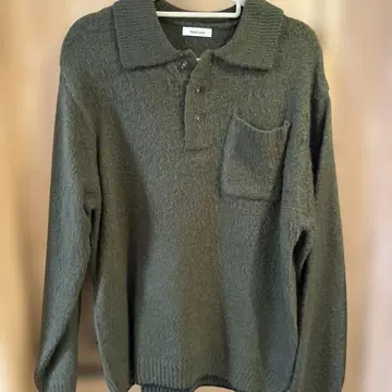 Adoon plan 올리브 그린 니트 L 사이즈