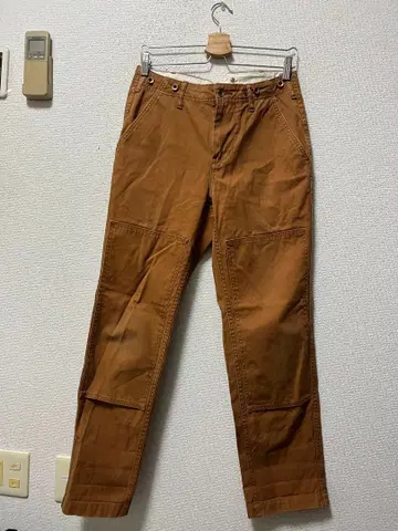 빔즈 더블니 덕 페인터 팬츠 /S 브라운 워크 팬츠