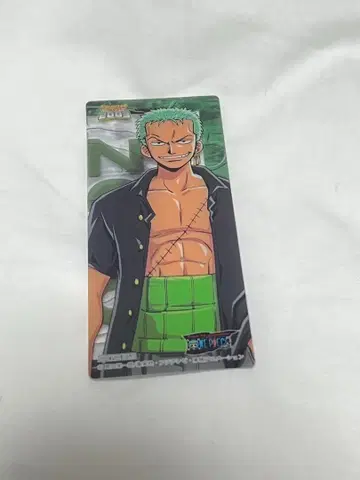 익명 배송/점프페어 ONE PIECE 클리어 책갈피 조로