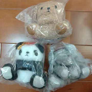 키탄클럽 가챠 봉제 인형 팬더 코끼리 곰