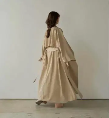 eaphi multi way volume trench coat beige