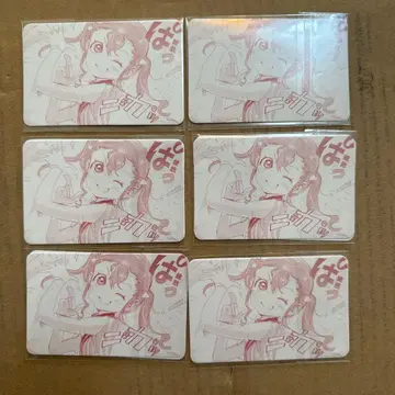 메달리스트 해외 코믹스 특전 시카모토 스즈 특전 카드 6장 세트