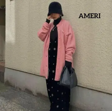 AMERI 포켓 디테일 니트 가디건