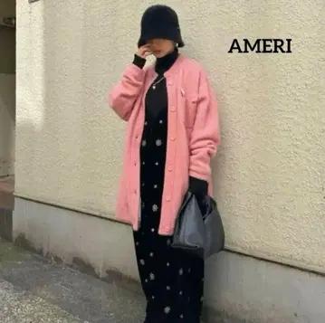 AMERI 포켓 디테일 니트 가디건