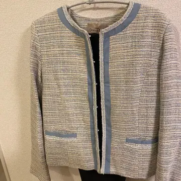 트위드 자켓과 블랙 팬츠 세트 L 사이즈 753 포멀