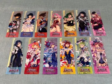 맥페스 초시공 페스티벌 40주년 클리어 책갈피 13종 세트 마크로스