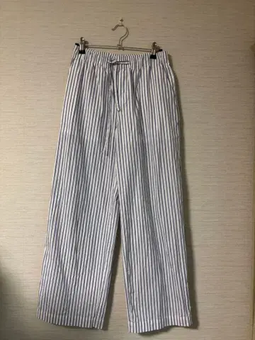 beauty&youth 브로드 스트라이프 이지 팬츠 -워셔블-