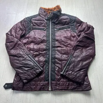 토네이도 마트 다운 자켓 사이즈 L 와인 레드 계열