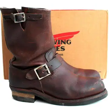 제조 중지 Red Wing 2972 엔지니어 부츠 스틸토 바이커