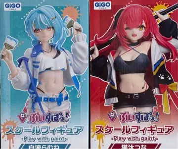 GIGO 한정판 Vspo 스케일 피규어 네코타 츠나 화이트 나미 라무네