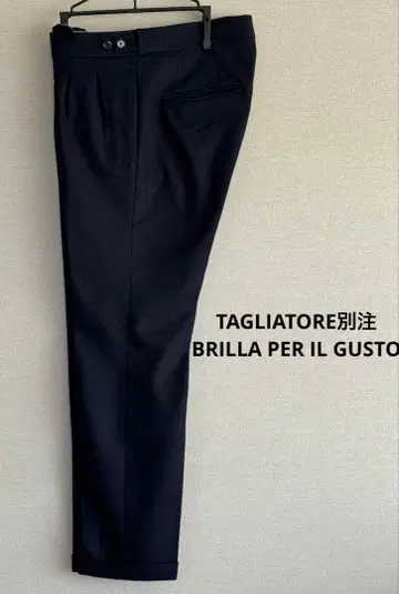 [새상품급] TAGLIATORE(딸리아또레) 네이비 울 슬랙스