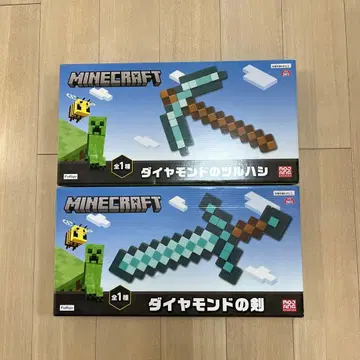 마인크래프트 2세트 다이아몬드 곡괭이 & 다이아몬드 검