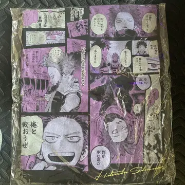 나의 히어로 아카데미아 빅 실루엣 T셔츠 신소 히토시