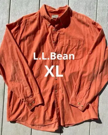 구제 의류 L.L.Bean XL 사이즈 코듀로이 원단 긴팔 셔츠 새상품급