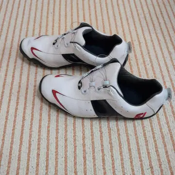 풋조이 골프화 화이트/블랙/레드