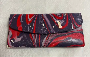 중국 전통 칠 염색 카드 케이스