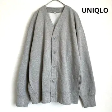 미사용 유니클로 맨투맨 가디건 31 베이지 L