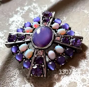 3307 빈티지 영국/MIRACLE/문스톤/브로치