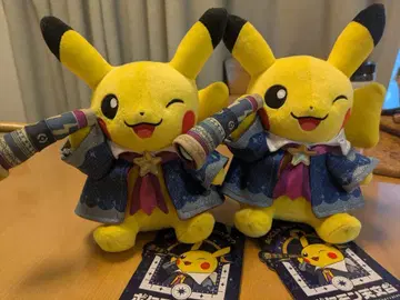포켓몬 천문대 별하늘 피카츄 봉제 인형 2개 세트