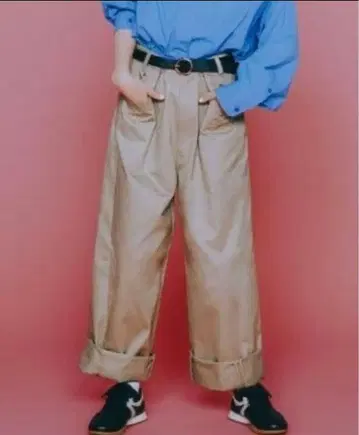 니코앤드 후크 조절 팬츠 베이지 M 사만사 모스모스