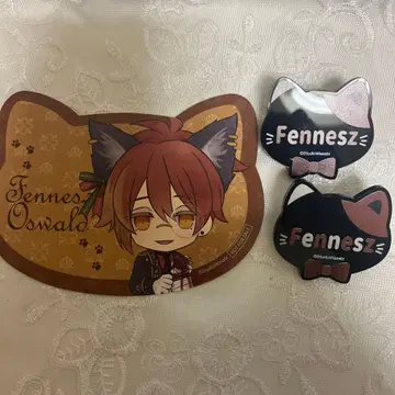 악마 고양이 난자 난자타운 네임 배지