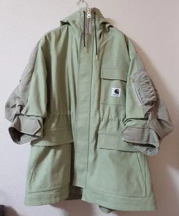sacai x Carhartt 모즈 코트