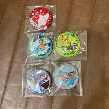 디즈니 자수 캔뱃지 5개 세트