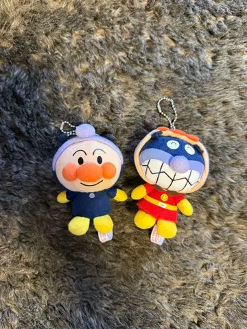 호빵맨 세균맨 봉제 인형 키링