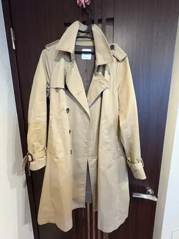 쓰리 레이어 래글런 트렌치코트