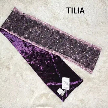 [ 새상품 ] TILIA 레이스와 벨벳의 스톨