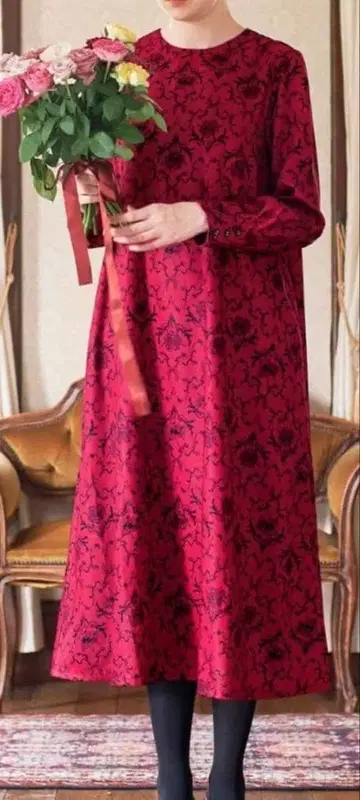 Syrup MOOMIN 리틀 미이 꽃밭 프린트 원피스 펠리시모