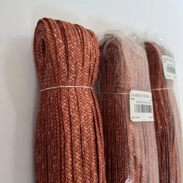 모자 재료 보리 홍차색 모자용 소재 5mm 폭 x 3롤